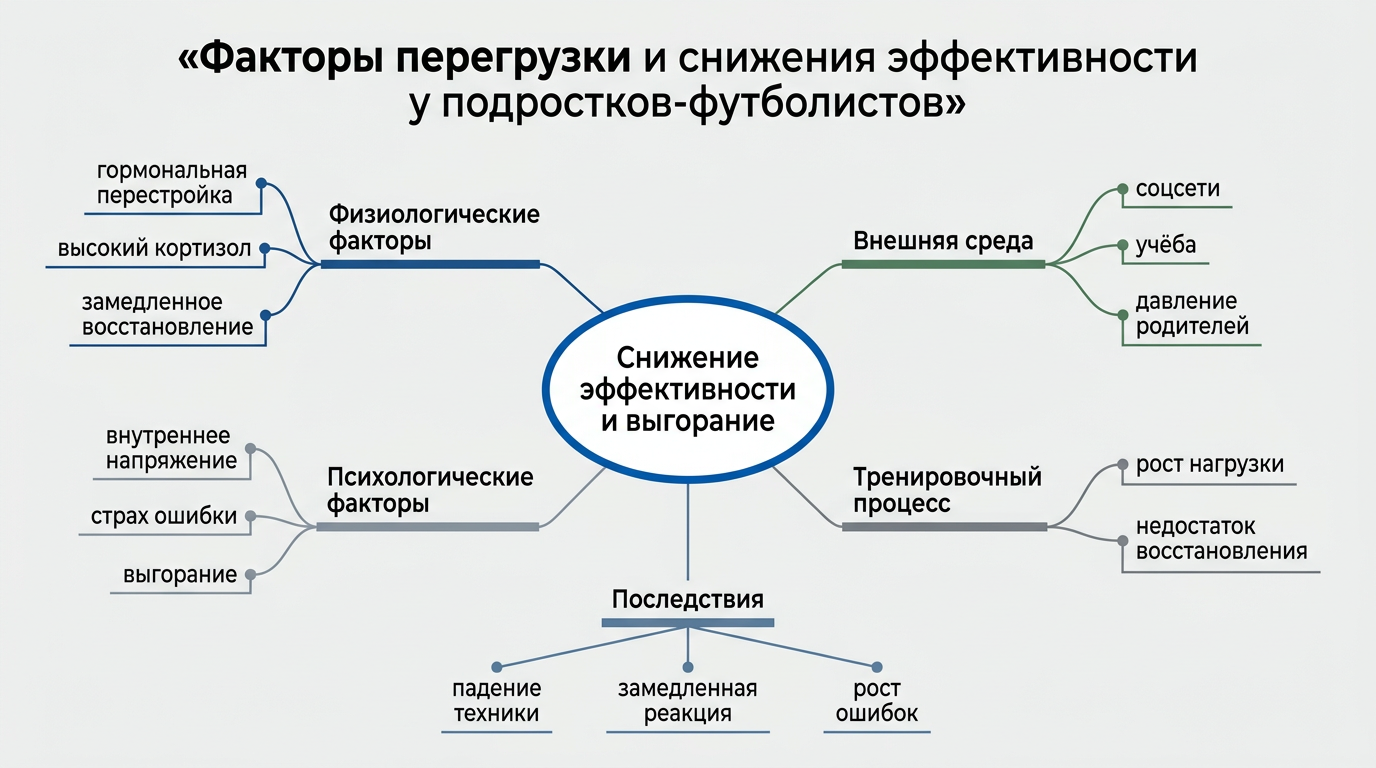Физиология стресса у подростков на поле